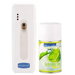 Airance Automatic A5 Perfume Dispenser With 250 ml  Refreshing Lime Fragrance Refill (Pack of 2)-image-18