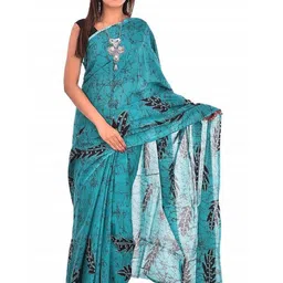 Dastkar Pure Cotton Block Print Saree-picture-10