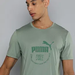Puma x First Mile Brand Logo Printed dryCELL Running T-shirt-image-4