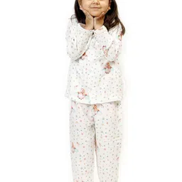 Snuggly Spaces Unisex Kids Printed Night suit-image-18