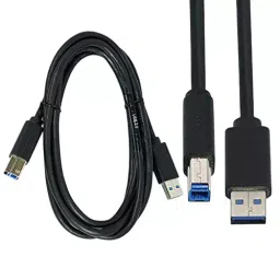 Mak World High Speed USB 3.0 Type A to Type B USB Printer Cable 1.5 m Length, Assorted image 3