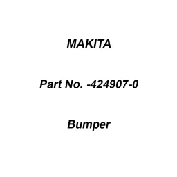 Makita Bumper Suitable for TD111D, Part No 424907-0-picture-2