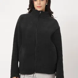 Be Savage Women Fleece Windcheater Outdoor Bomber Jacket-image-65