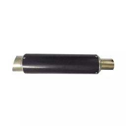 RA Accessories Black Silver Cap Slip On Silencer Exhaust for Suzuki Gixxer SFFi MotoGP Edition-image-8