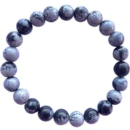 Apnisanskriti Snowflake Obsidian Healing Stone Bracelet-picture-47