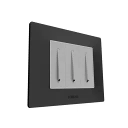 HOSPER 12 Module Cute Grey Polycarbonate Modular Switch Cover Plate, RCY08 image 1