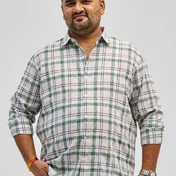 Snitch Men Men Classic Checked Casual Shirt-image-46