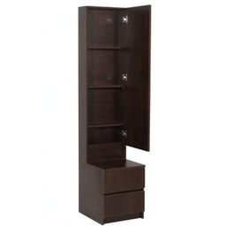 illfordd furniture Dressing Table with Mirror,Drawer and Storage in Wenge Finish/Dressing Table with Mirror and Shelves. image 3