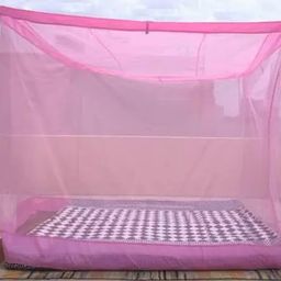 Aadya Fashion Double Bed Mosquito Net, King-Size (7 Feet X 7 Feet) Premium Multicolour Machardani, Strong and Durable, Tent Type Hanging, Foldable, Mosquito, Bugs Resistant [178 cm 178cm 153cm] image 1