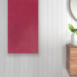 Myntra Elegant Homes Maroon Cotton 420 GSM Bath Towel-image-73