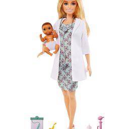 Barbie Baby Doctor Doll- Height 29 cm (Colors and Decorations May Vary)-image-3