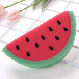 Watermelon Shaped Bath Sponge- Red-picture-10