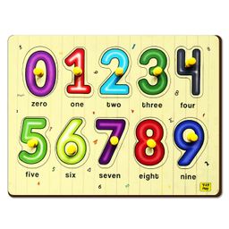 YaY Play Wooden 0 to 9 Number Knob and Peg Puzzle-3