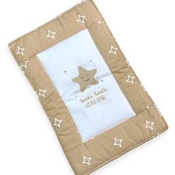 Carerio Pure Cotton Baby Mats With Twinkle little Star Print - Brown-image-7