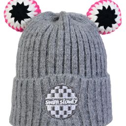 Kid-O-World Animal Eye Applique Detailed Cap - Grey-image-95
