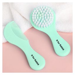 R For Rabbit Stylo Tiny Twirls Baby Hair Brush & Comb Set Travel Friendly - Sea Green-picture-29