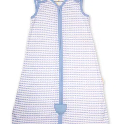 NINTARA BABY Lightweight, 100% Organic Cotton 0.5 TOG Medium Sleep Sack Pack of 1 - Bumpy Skies-picture-17