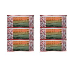 AMAK INC Red Fabric Multi-Utility Wardrobe Organisers-picture-22