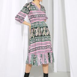 Stylecast X Kotty Women Print Fit & Flare Midi Dress-image-16