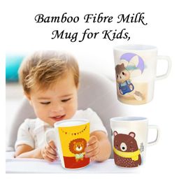 FunBlast Bamboo Fibre Mug with Lid - 350 ml (Color & Design May Vary) image 5