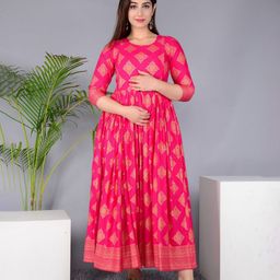 outfit 4 you Women Ethnic Motifs Printed Anarkali Kurta-26