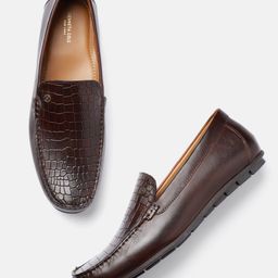 Kenneth Cole Men Textured Leather Loafers-image-26