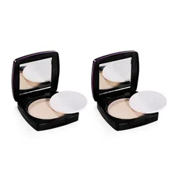 ELLE 18 Set Of 2 Lasting Glow Compact 9g Each - Marble 2-7