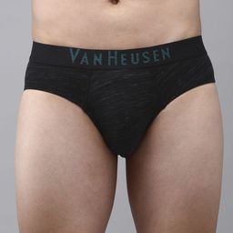 Van Heusen Men Black Textured Soft Touch Superior Comfort Briefs 8905325596547-picture-26