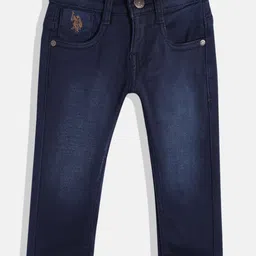 U.S. Polo Assn. Kids Boys Light Fade Stretchable Jeans-picture-46