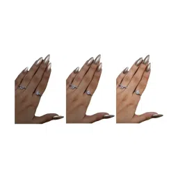 SOEZI Glitch In The System Reusable Press On Nails - Ready To Wear Kit image 2