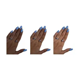 SOEZI Arctic Blast Reusable Press On Nails - Application Kit image 2