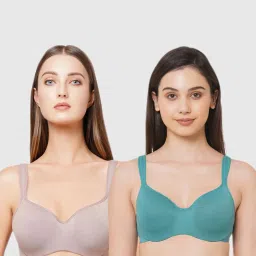 Soie Multicolor Padded Bra(Pack of 2) image 1