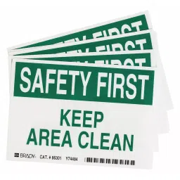 BRADY Label 3-1/2 inch Height 5 inch Width Polyester, 3XAC9 (Pack of 5 Pcs)-image-50