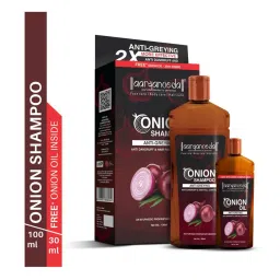 Aryanveda Onion Shampoo & Oil Combo Pack image 2