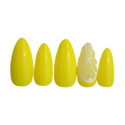 SOEZI Reusable Press On Nails Application Kit - Lemon Zest image 1