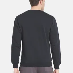 Octave Black & Green Regular Fit Colour Block Sweatshirt image 2