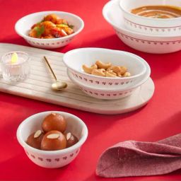 Corelle Multicolor Glass Scarlet Clover 177Ml Katori Ramekin Bowl-image-7