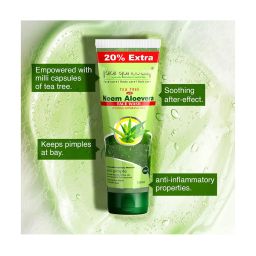 Aryanveda Tea Tree Face Wash With Neem & Aloe vera Extracts (Pack of 2) image 4
