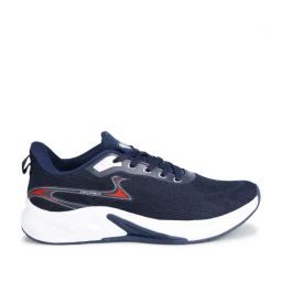 Columbus Men's Navy Blue & Red Casual Sneakers-image-4