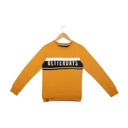 Monte Carlo Kids Mustard Printed Sweatshirt-image-87