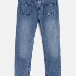 mothercare Girls Blue Regular Fit Mid-Rise Light Fade Stretchable Jeans-image-77