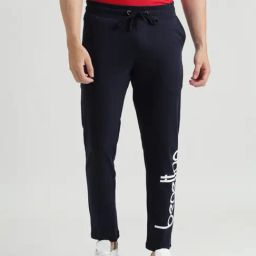 United Colors Of Benetton Navy Cotton Slim fit Printed Trackpants-image-27