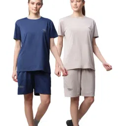 Vimal Jonney Multicolored Regular Fit T-Shirt With Shorts (Pack Of 2)-image-58