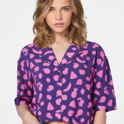 Only Navy Printed Shirt-image-51