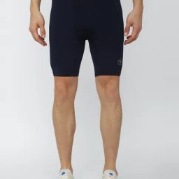 Van Heusen Flex Navy Blue Regular Fit Shorts-image-84
