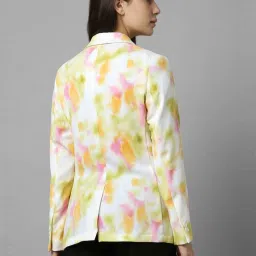 Allen Solly Multicolored Printed Blazer image 2