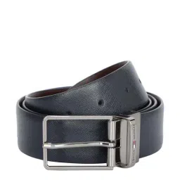 Tommy Hilfiger Navy & Brown Leather Reversible Belt for Men-13
