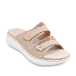 Mochi Women's Beige Casual Wedges-image-91