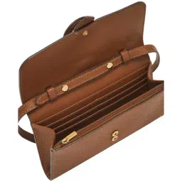 Fossil Brown Solid Sling Handbag image 2