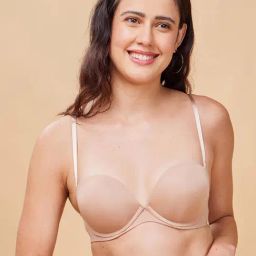 Enamor Sand Beige Push-up Bra-image-18